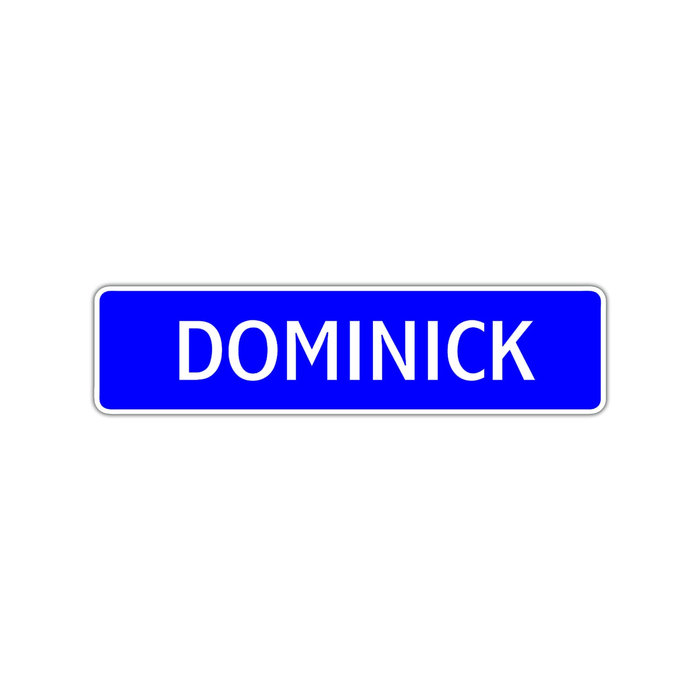 Dominick Street Sign Children Name Room Plate