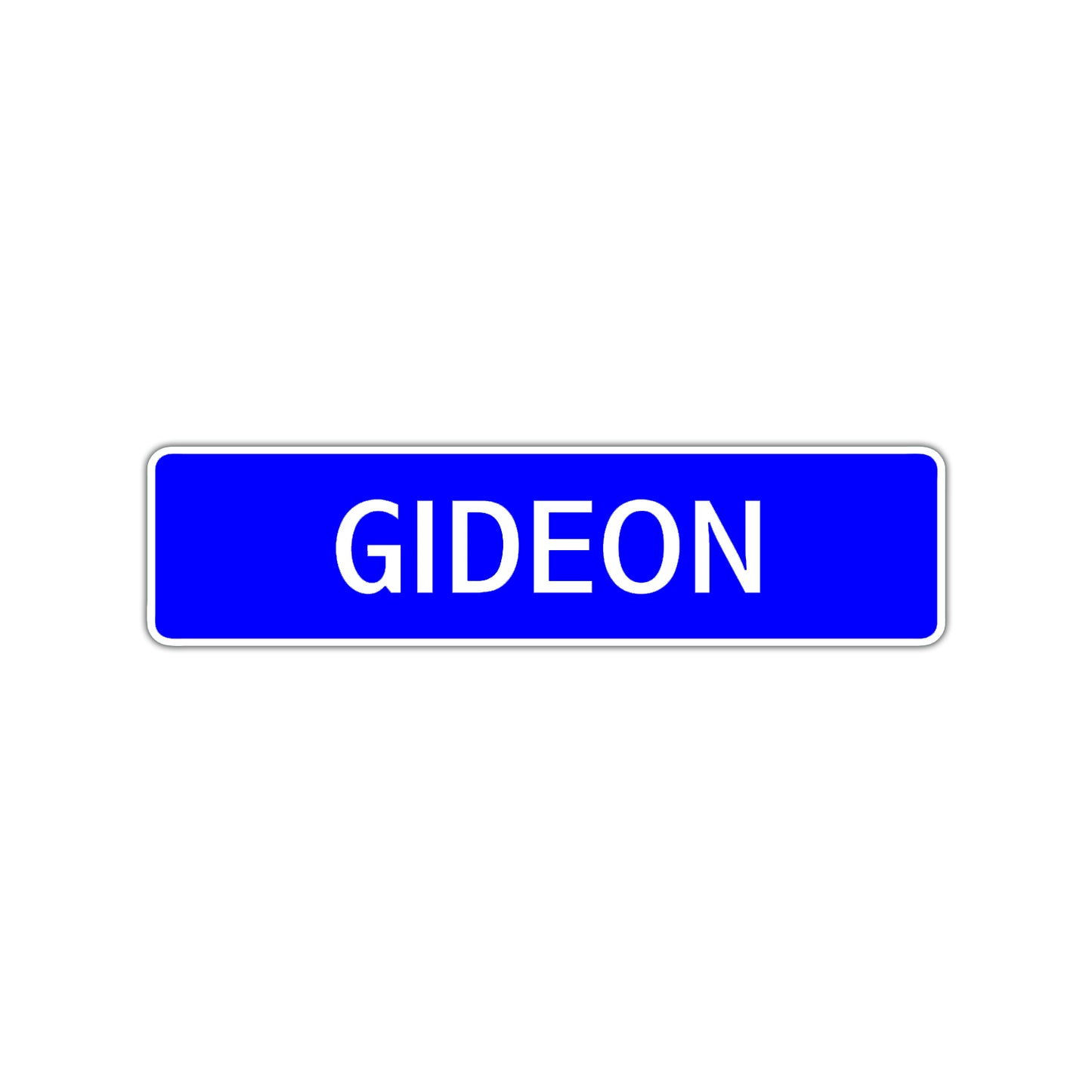 Gideon Street Sign Children Name Room Plate