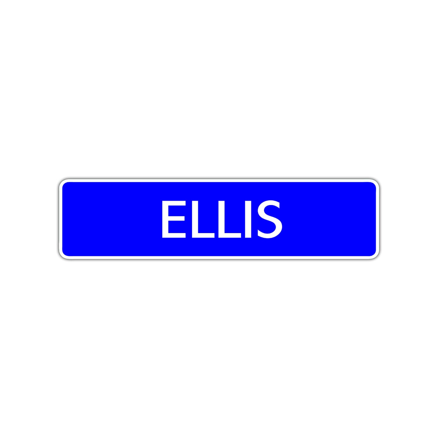 Ellis Street Sign Children Name Room Plate