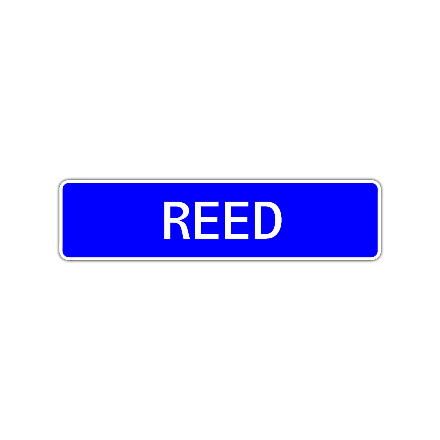 Reed Street Sign Children Name Room Plate
