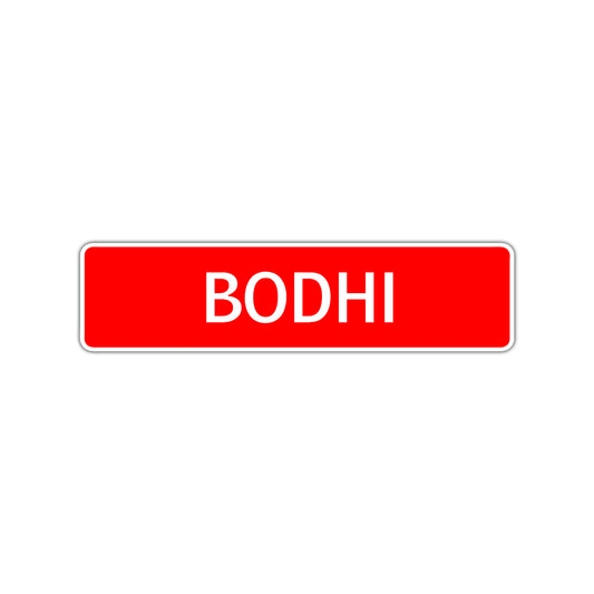 Bodhi Street Sign Children Name Room Plate
