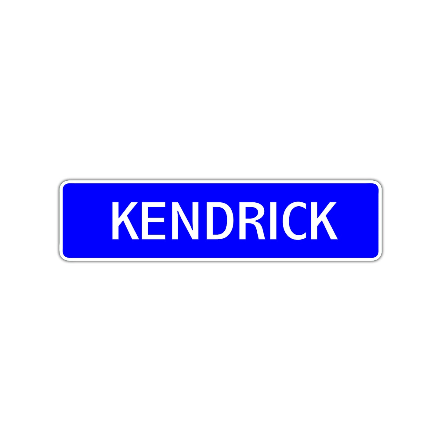 Kendrick Street Sign Children Name Room Plate