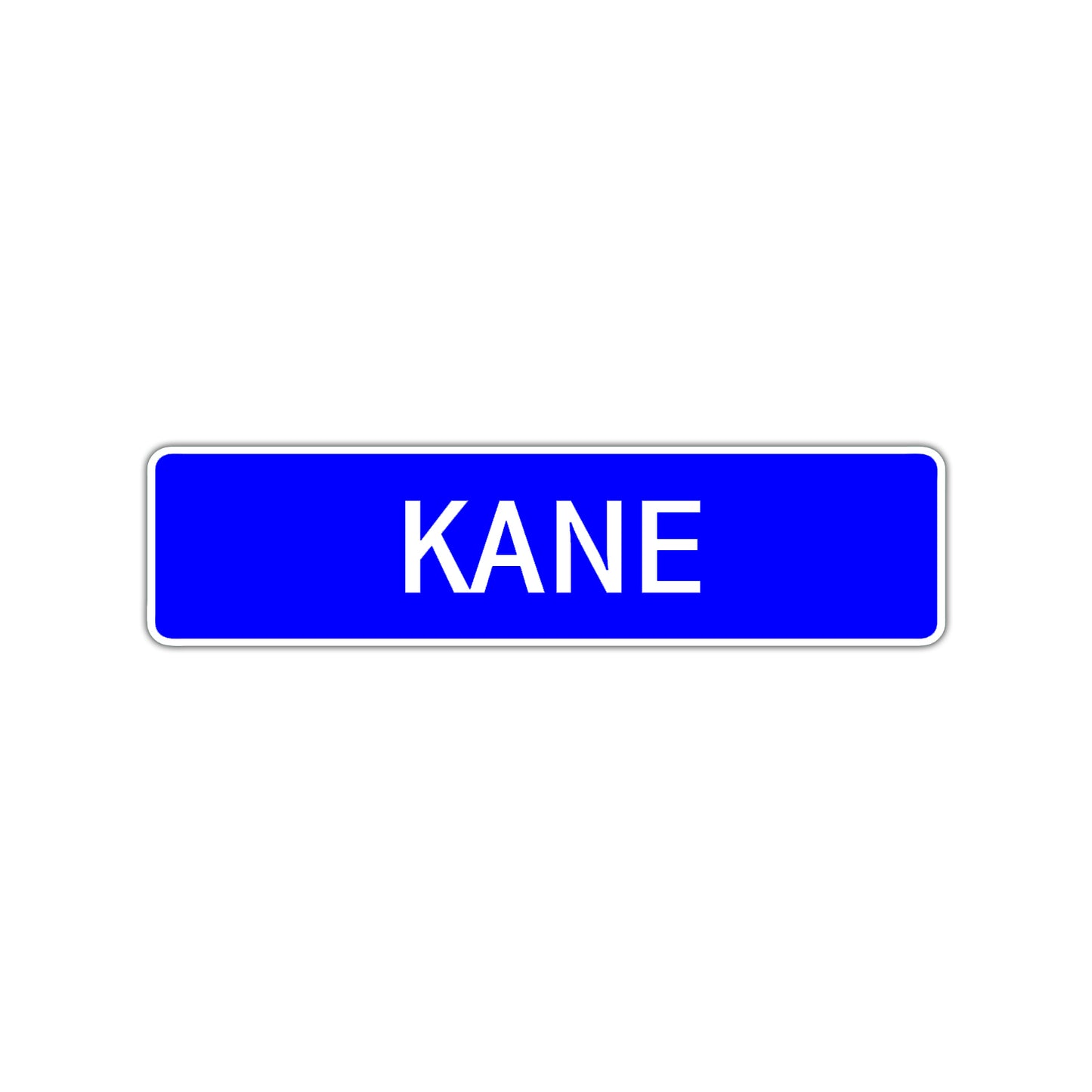 Kane Street Sign Children Name Room Plate