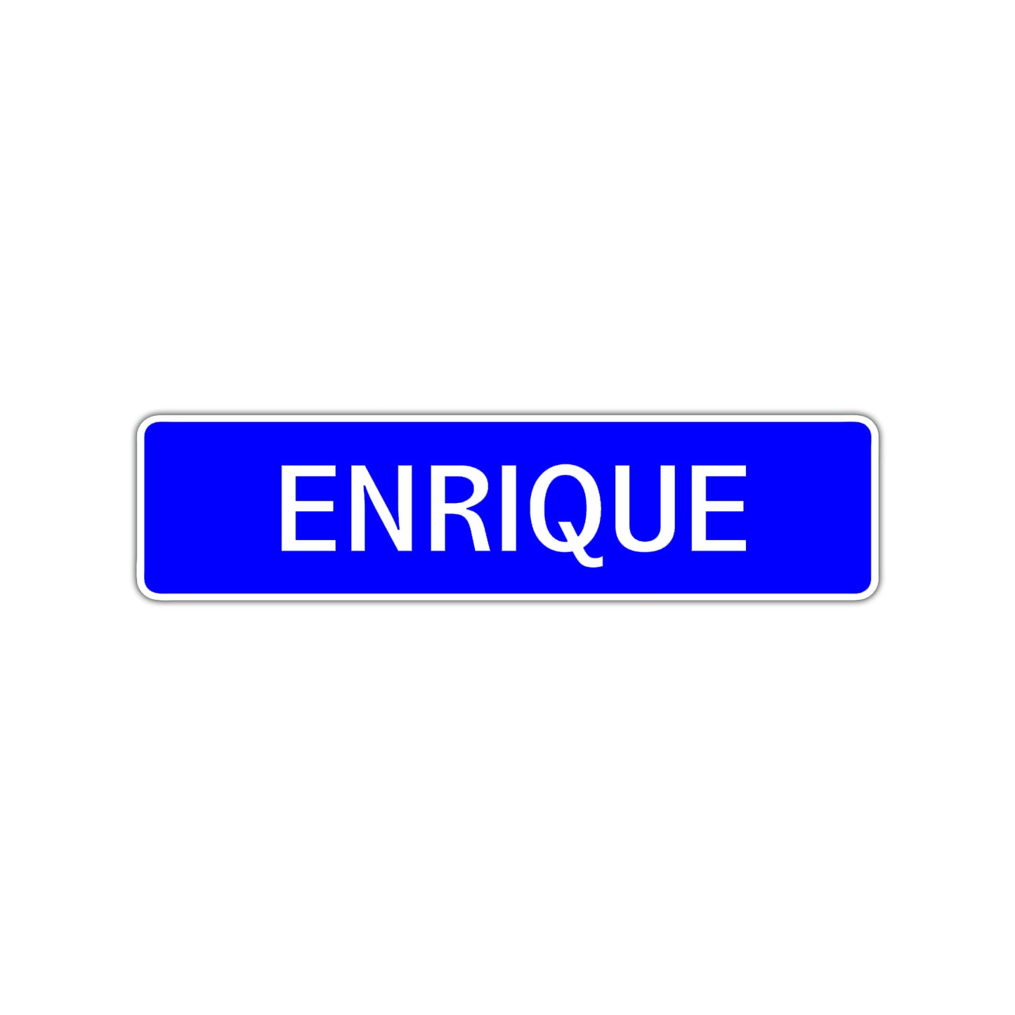 Enrique Street Sign Children Name Room Plate