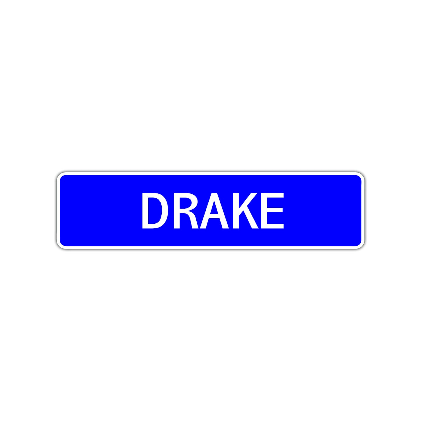 Drake Street Sign Children Name Room Plate