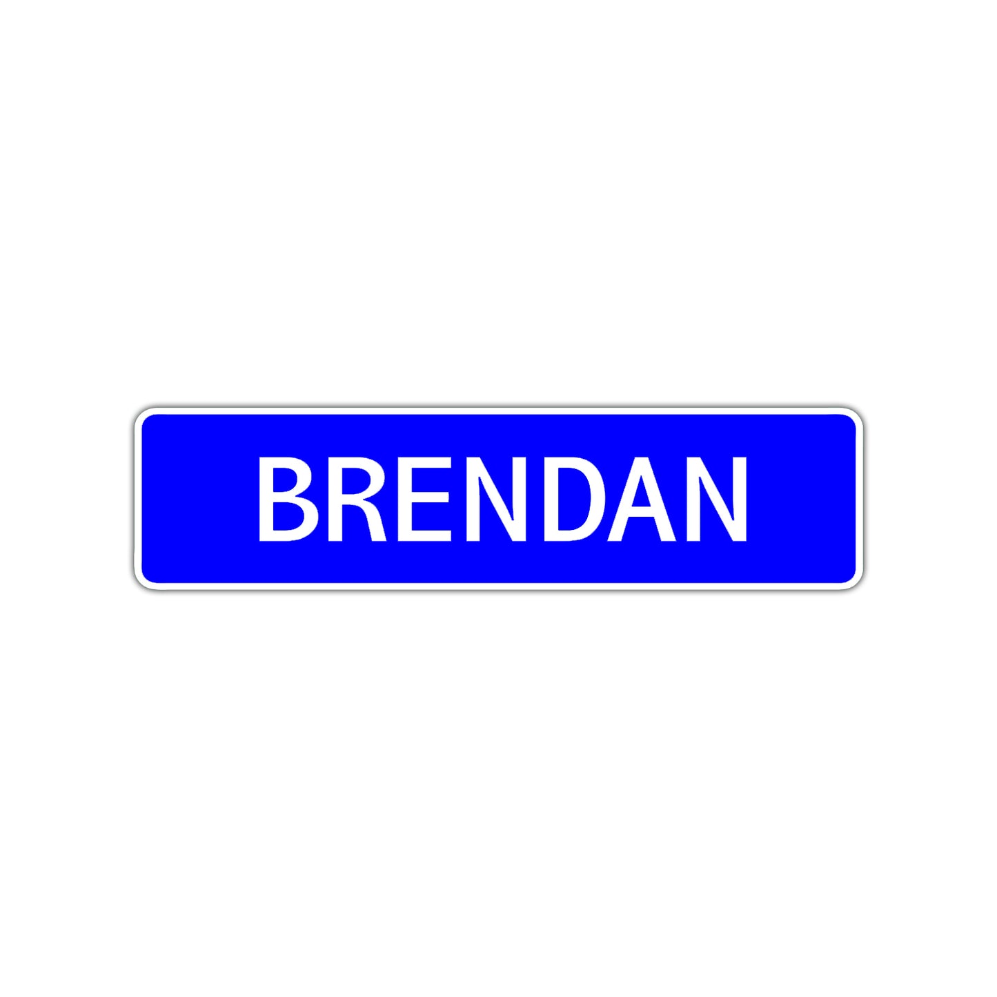 Brendan Street Sign Children Name Room Plate