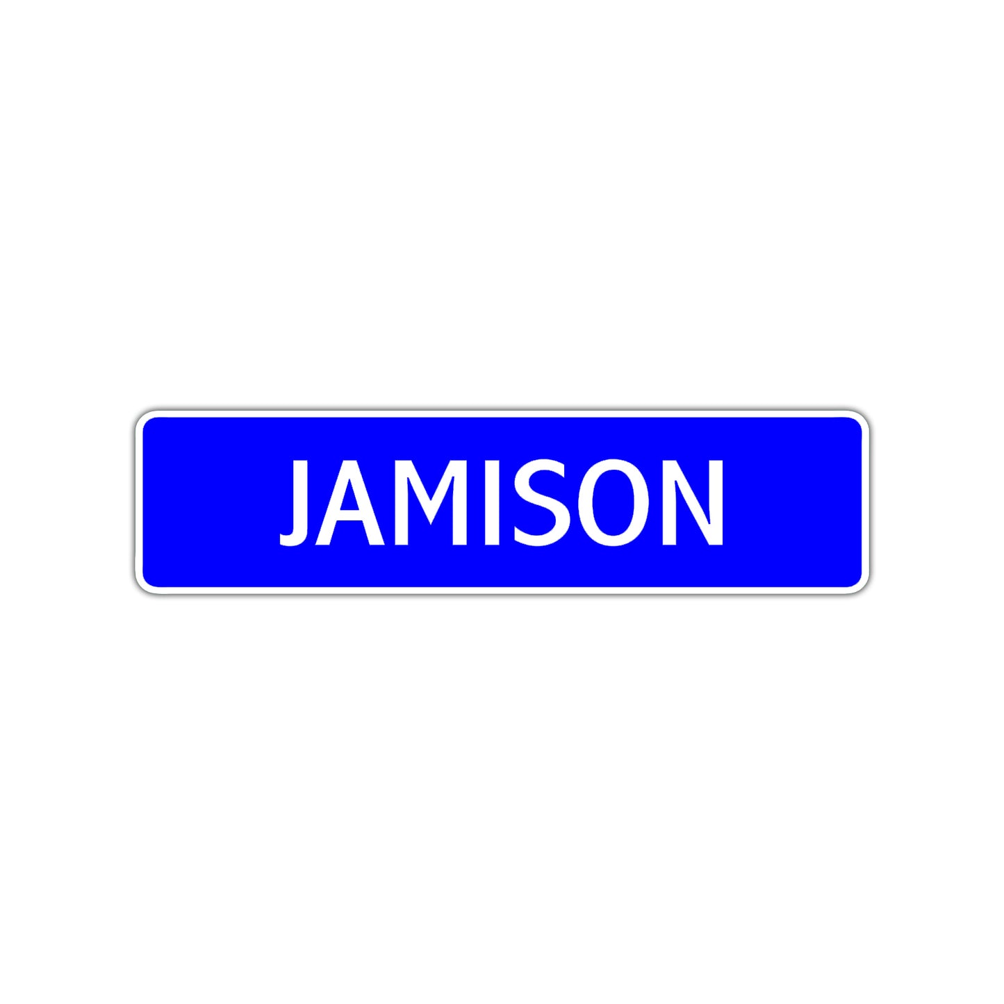 Jamison Street Sign Children Name Room Plate