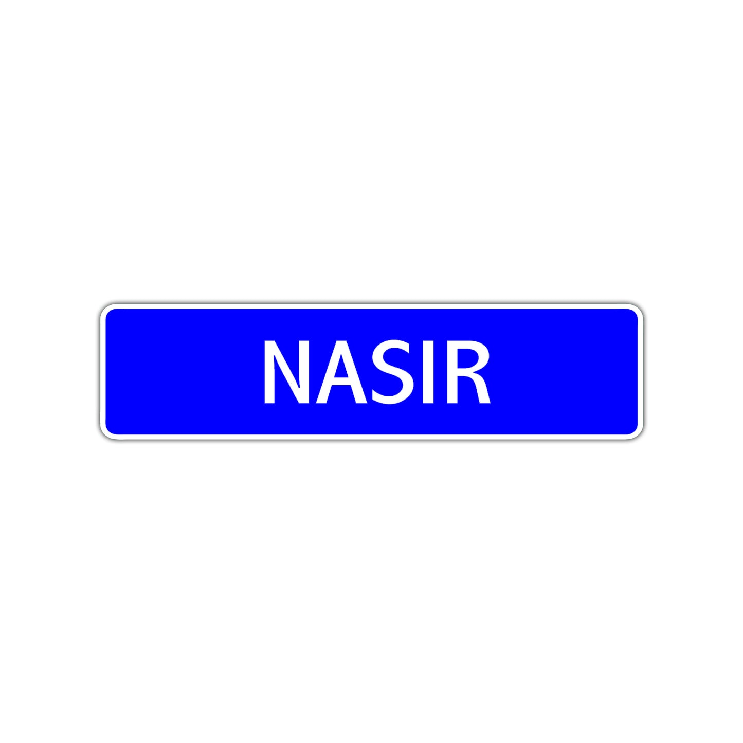Nasir Street Sign Children Name Room Plate