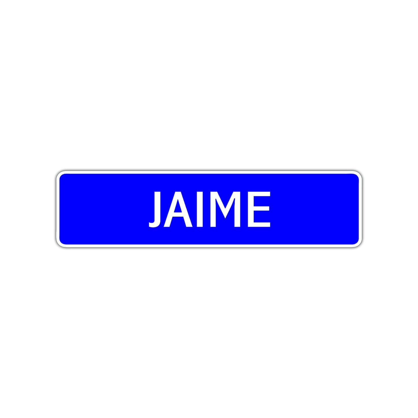 Jaime Street Sign Children Name Room Plate