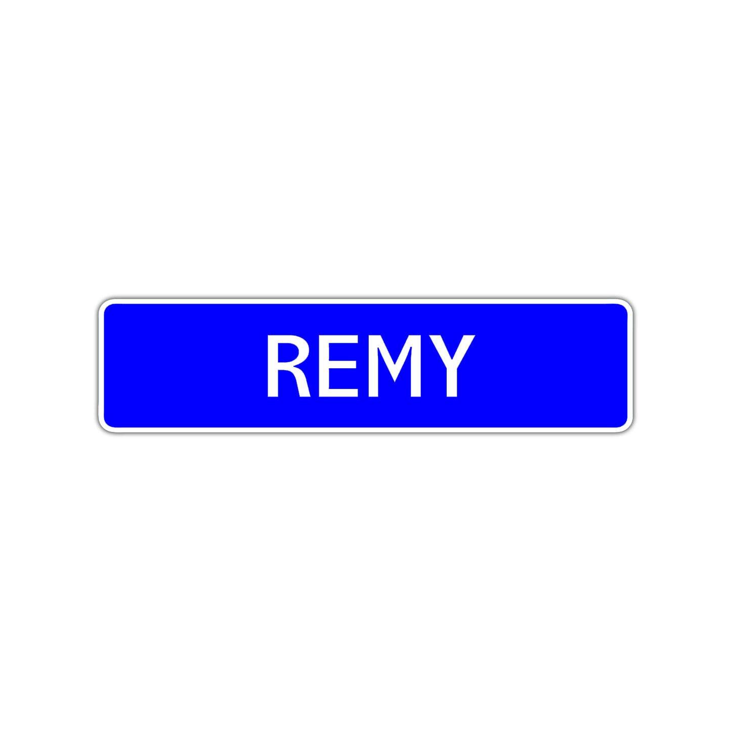 Remy Street Sign Children Name Room Plate
