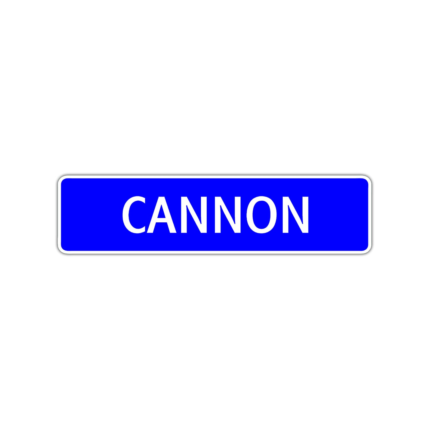 Cannon Street Sign Children Name Room Plate