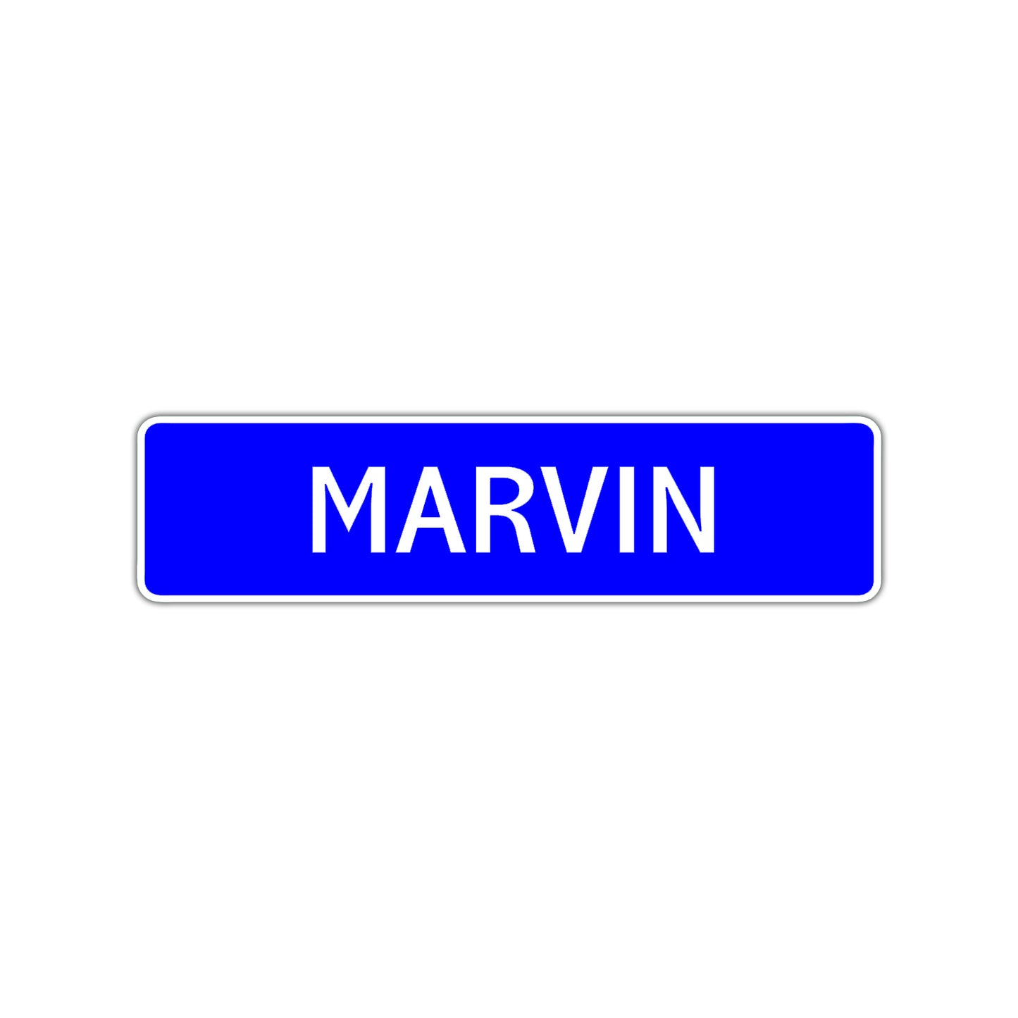 Marvin Street Sign Children Name Room Plate