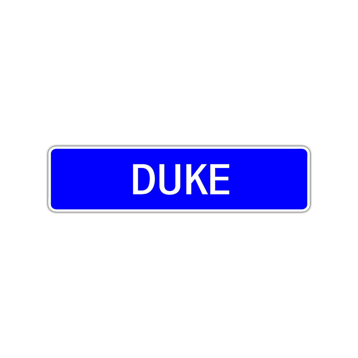 Duke Street Sign Children Name Room Plate
