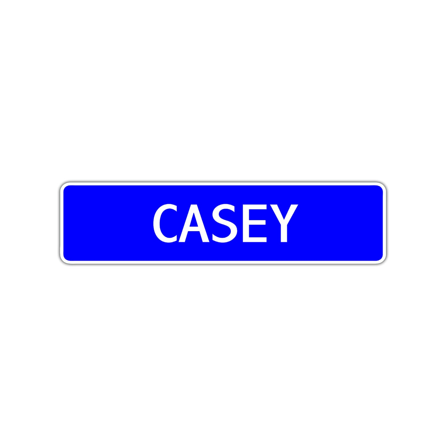 Casey Street Sign Children Name Room Plate