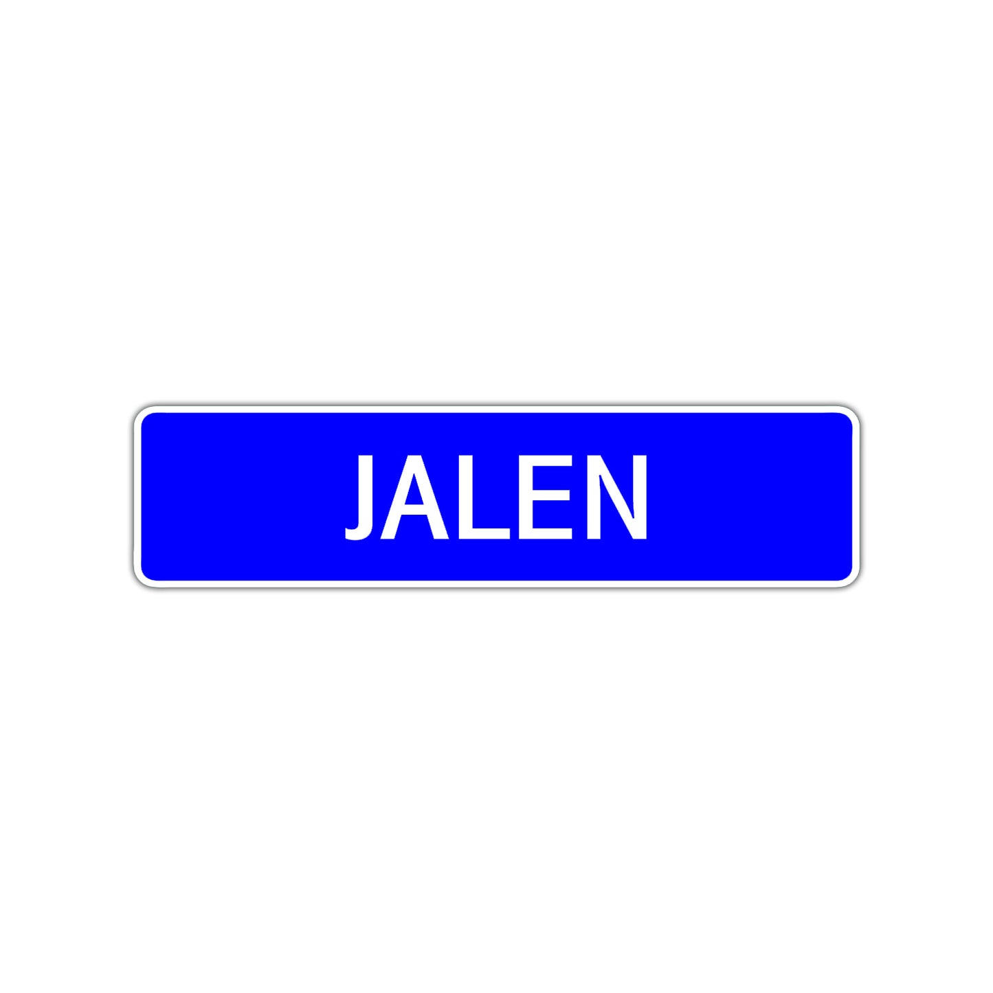 Jalen Street Sign Children Name Room Plate