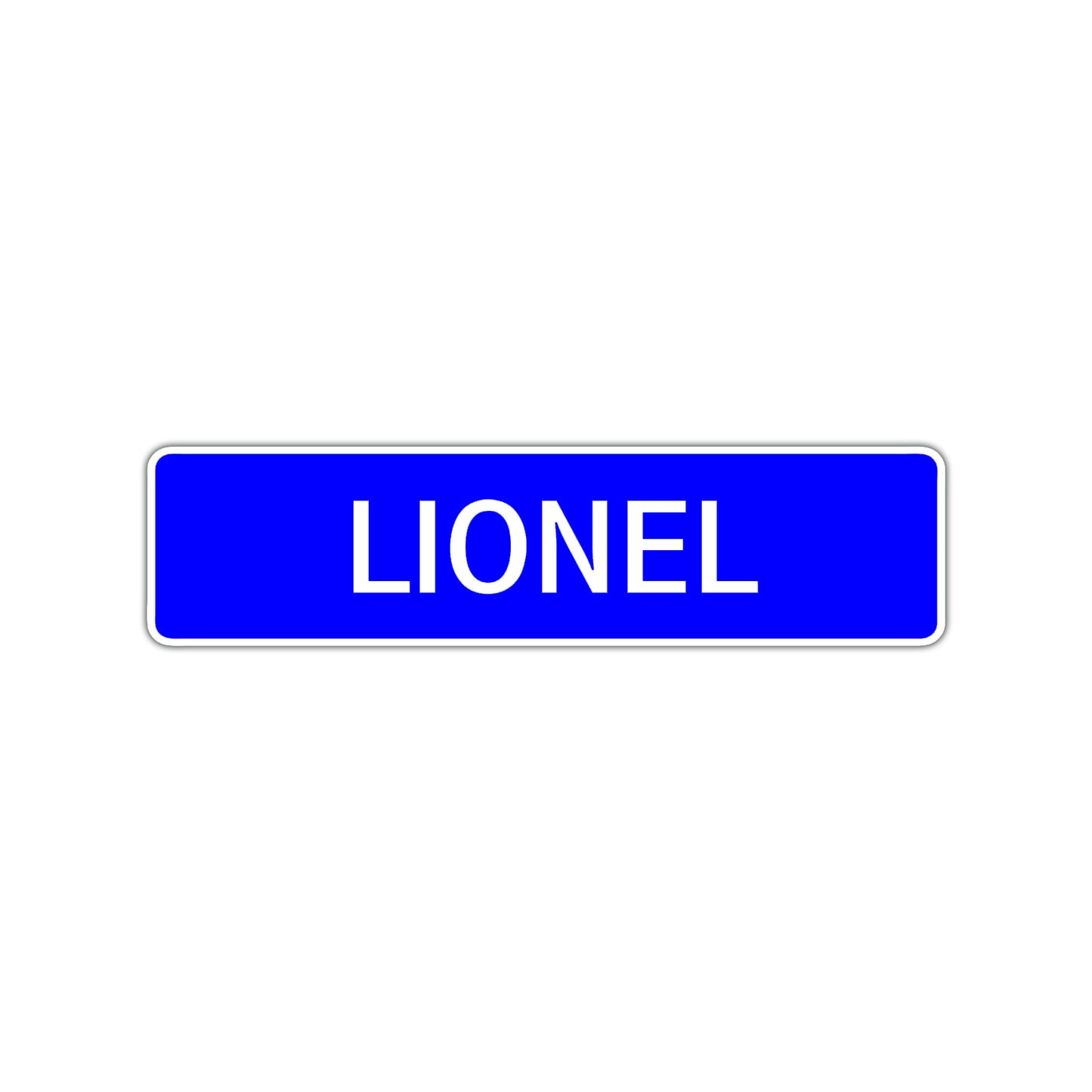 Lionel Street Sign Children Name Room Plate