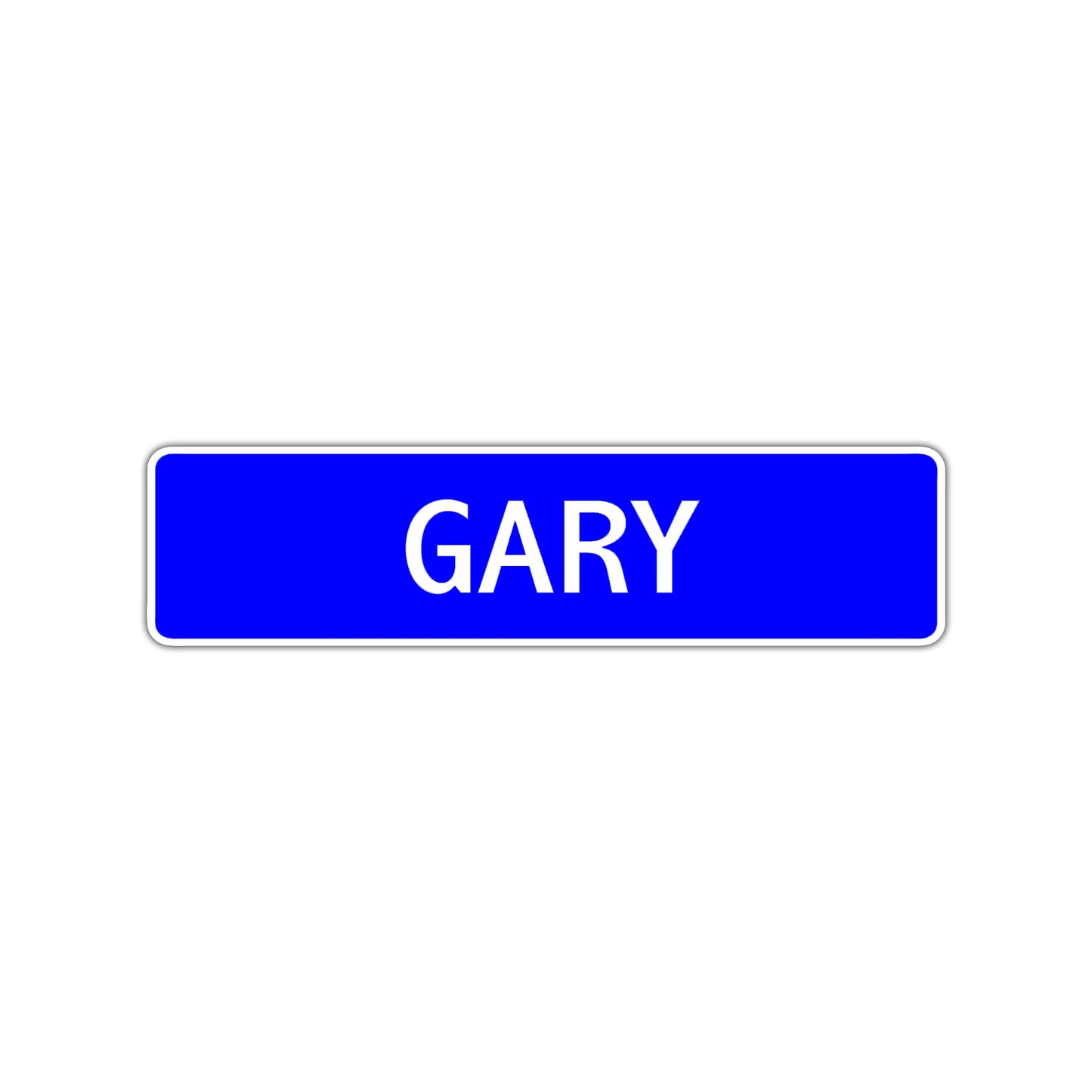 Gary Street Sign Children Name Room Plate