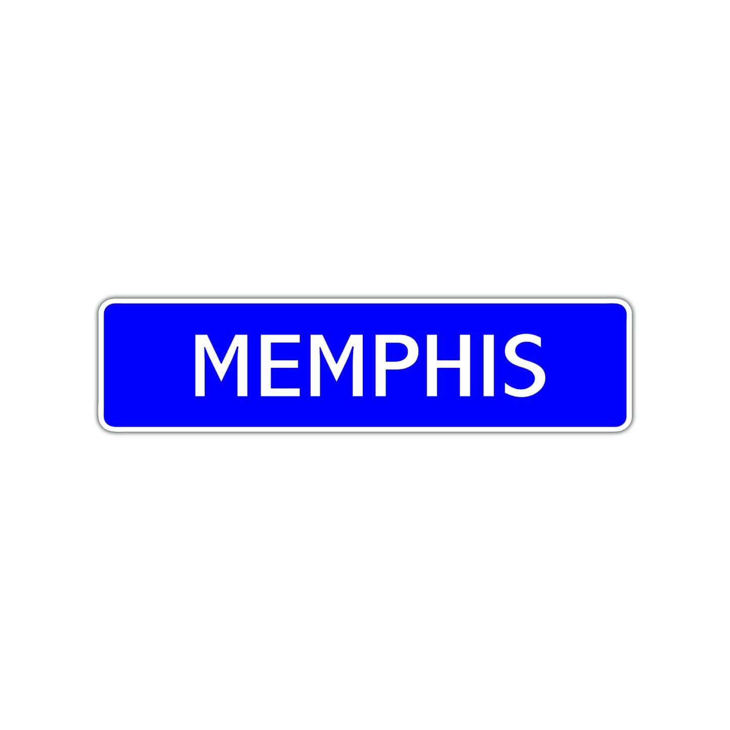 Memphis Street Sign Children Name Room Plate