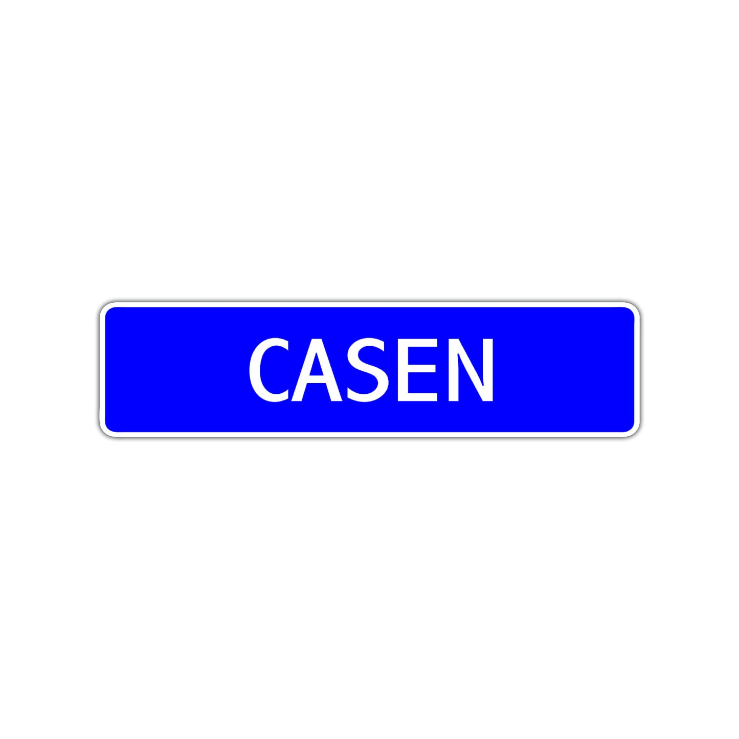 Casen Street Sign Children Name Room Plate
