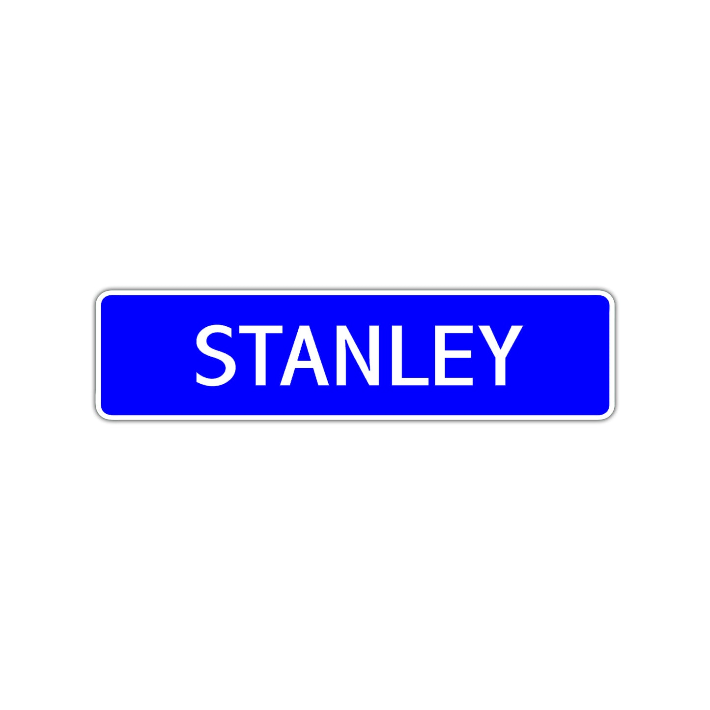 Stanley Street Sign Children Name Room Plate