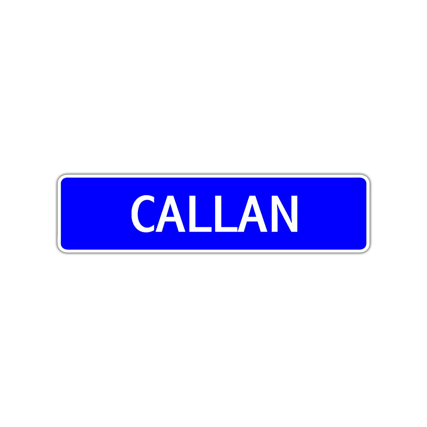 Callan Street Sign Children Name Room Plate