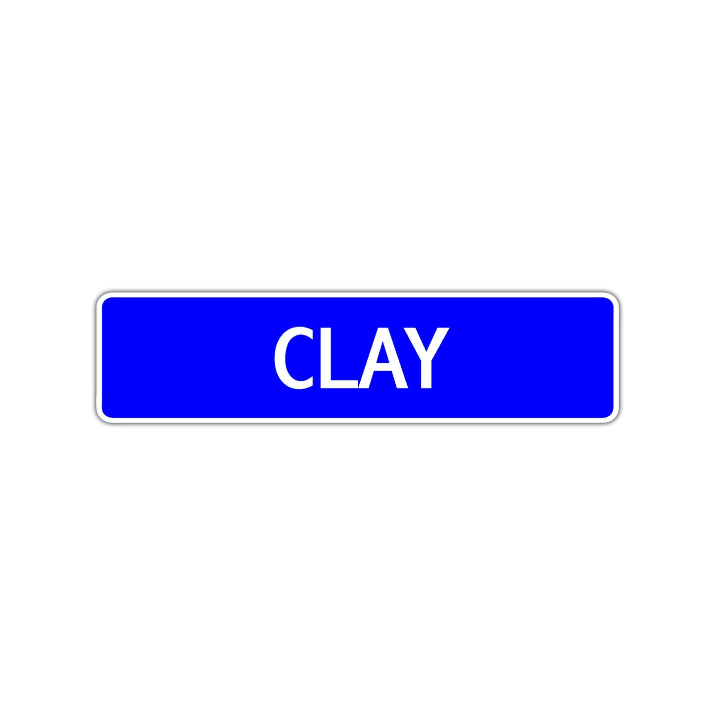 Clay Street Sign Children Name Room Plate