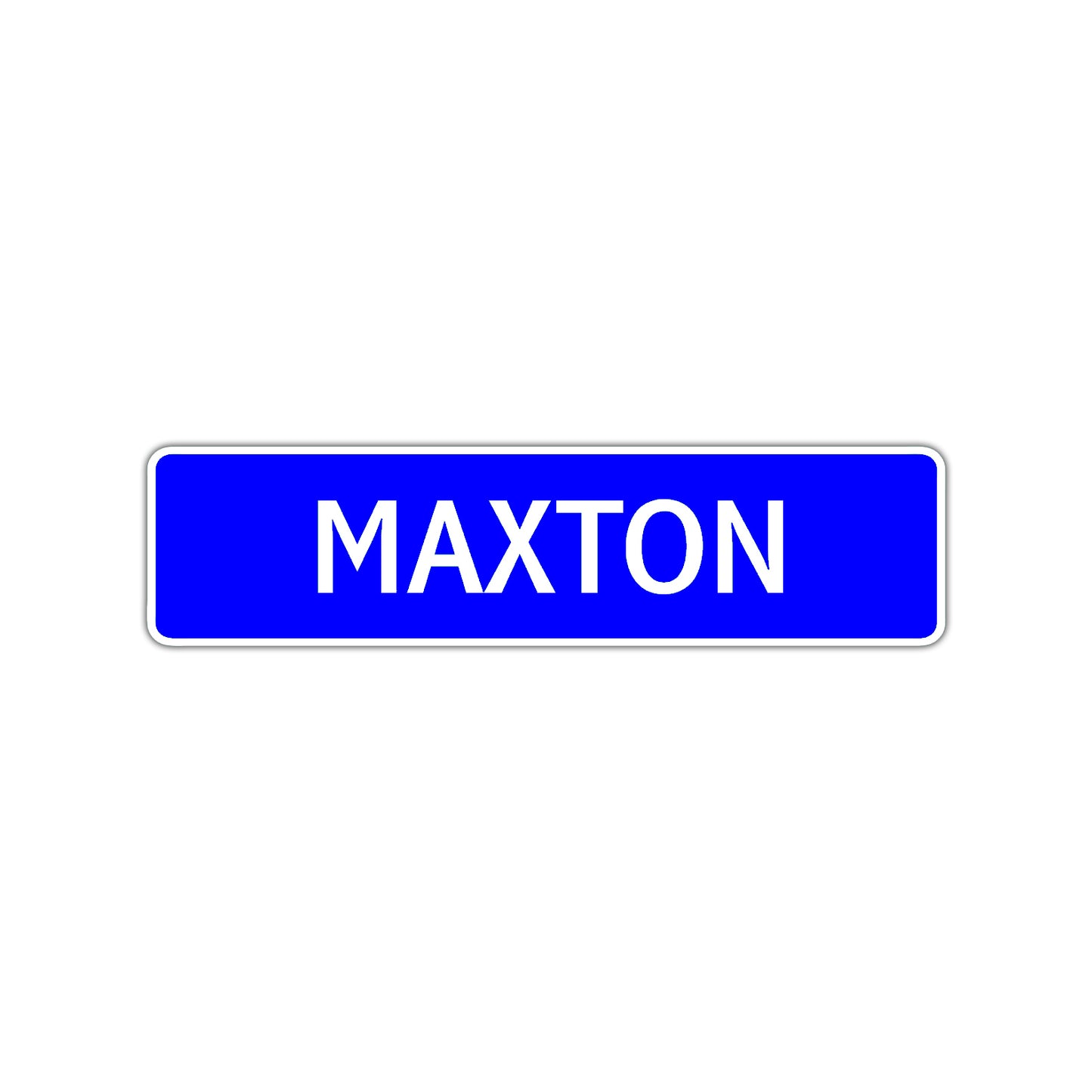 Maxton Street Sign Children Name Room Plate