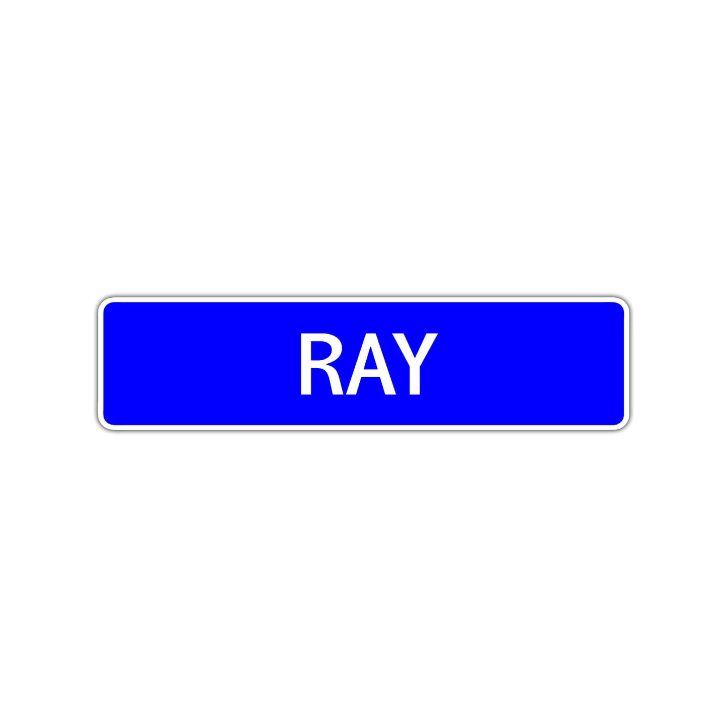 Ray Street Sign Children Name Room Plate