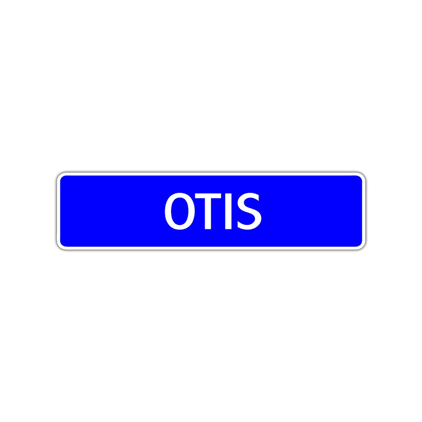 Otis Street Sign Children Name Room Plate