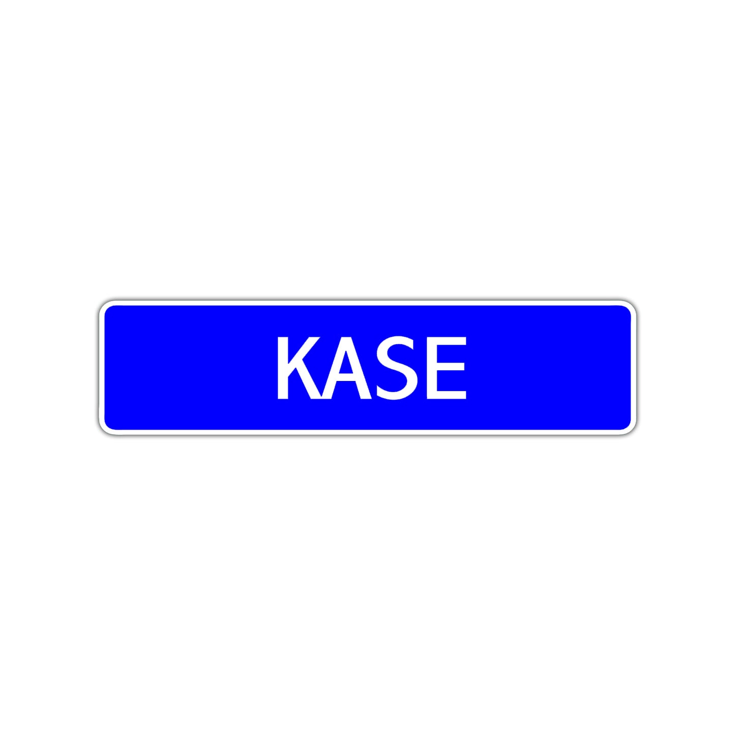 Kase Street Sign Children Name Room Plate