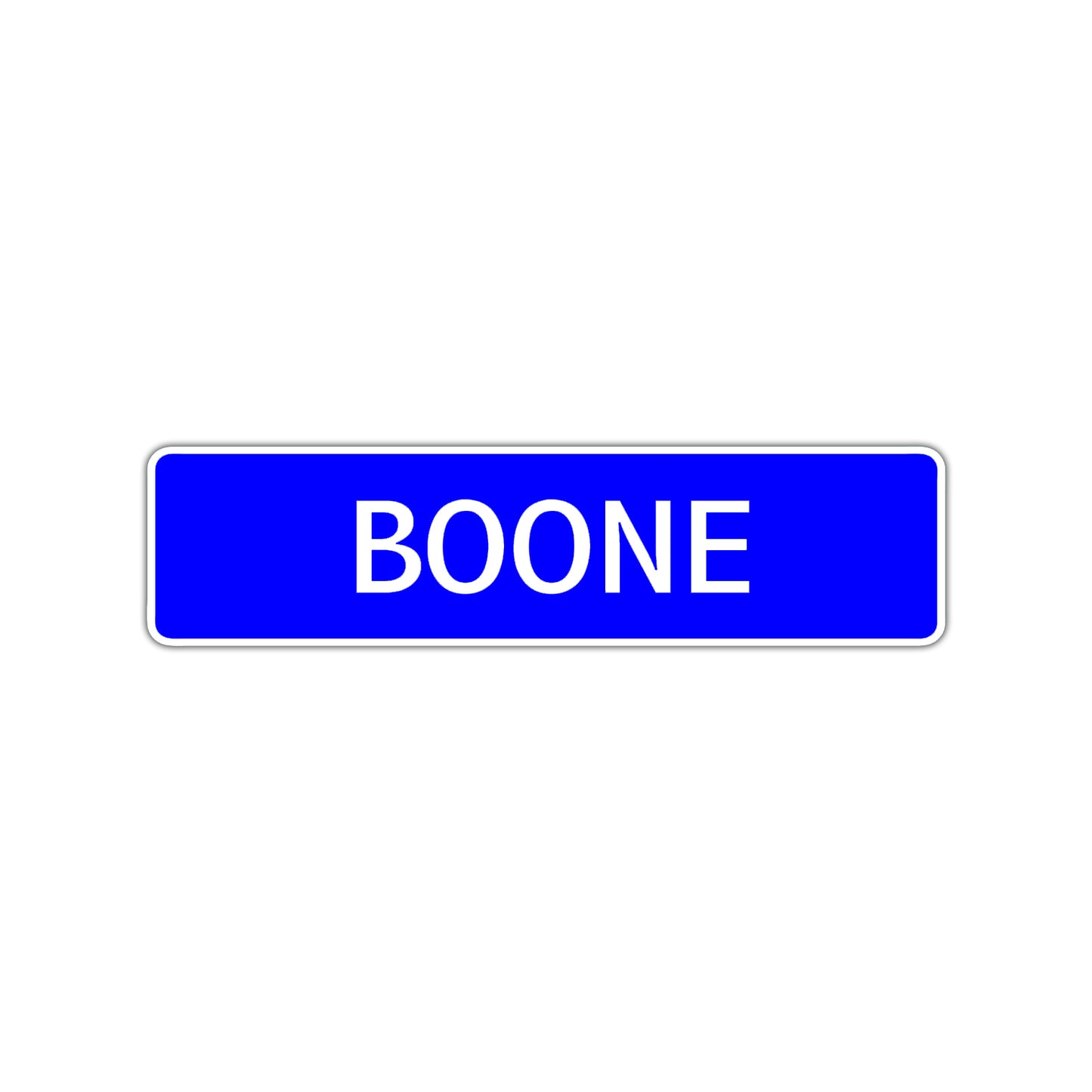 Boone Street Sign Children Name Room Plate
