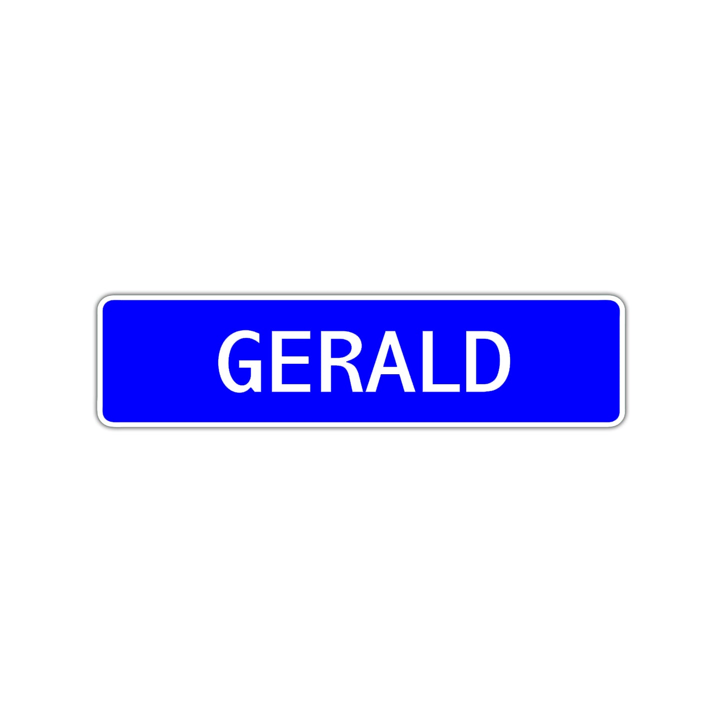 Gerald Street Sign Children Name Room Plate