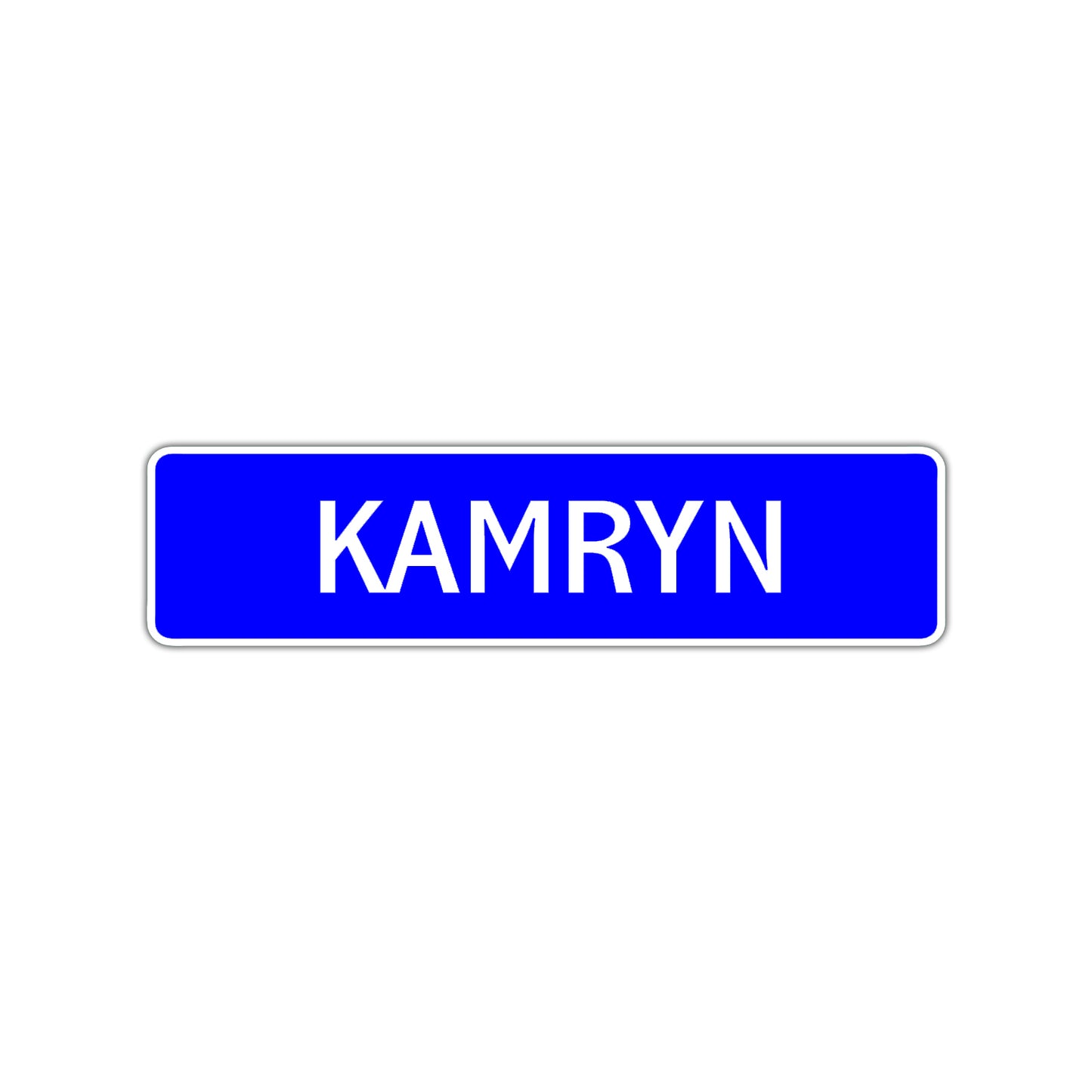 Kamryn Street Sign Children Name Room Plate