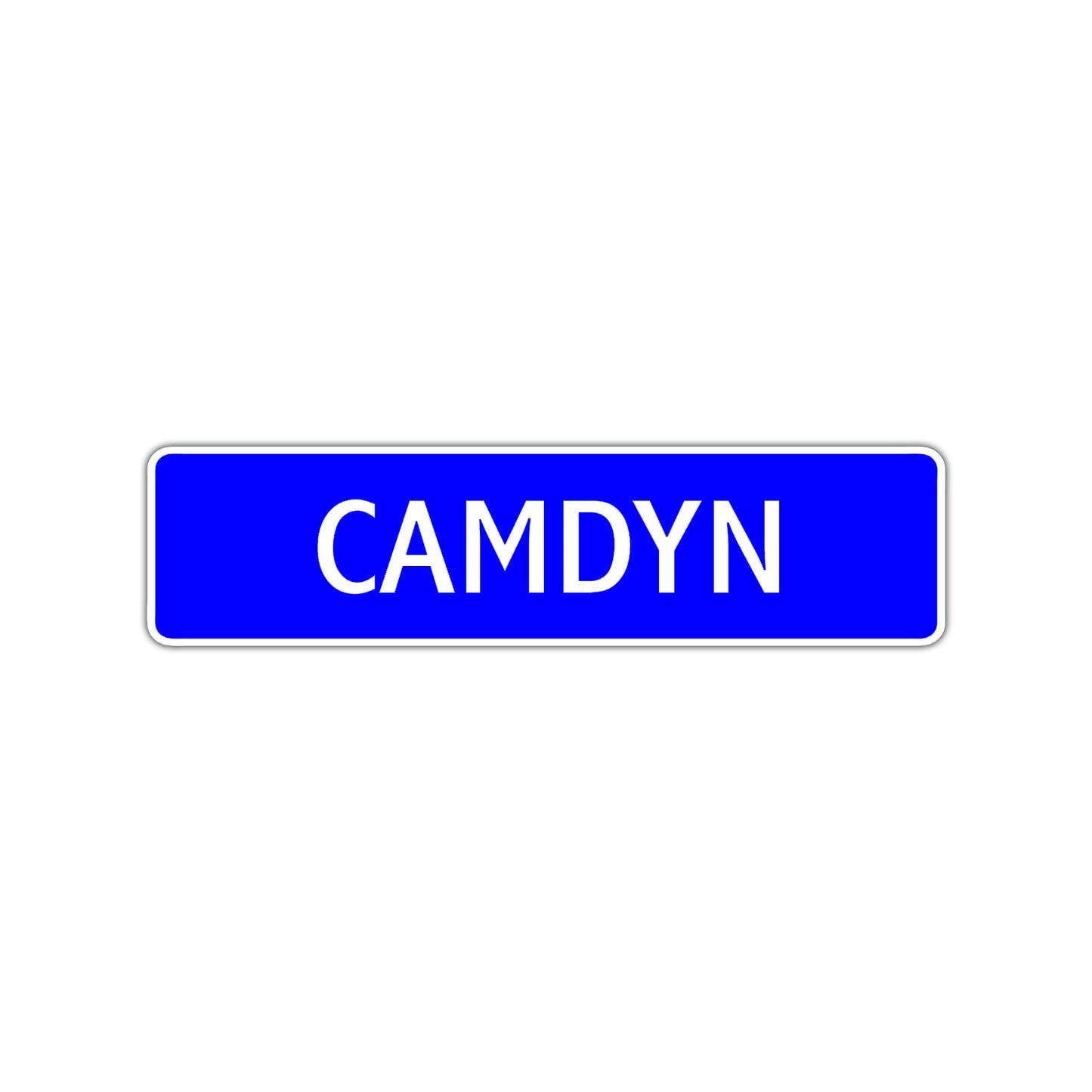 Camdyn Street Sign Children Name Room Plate