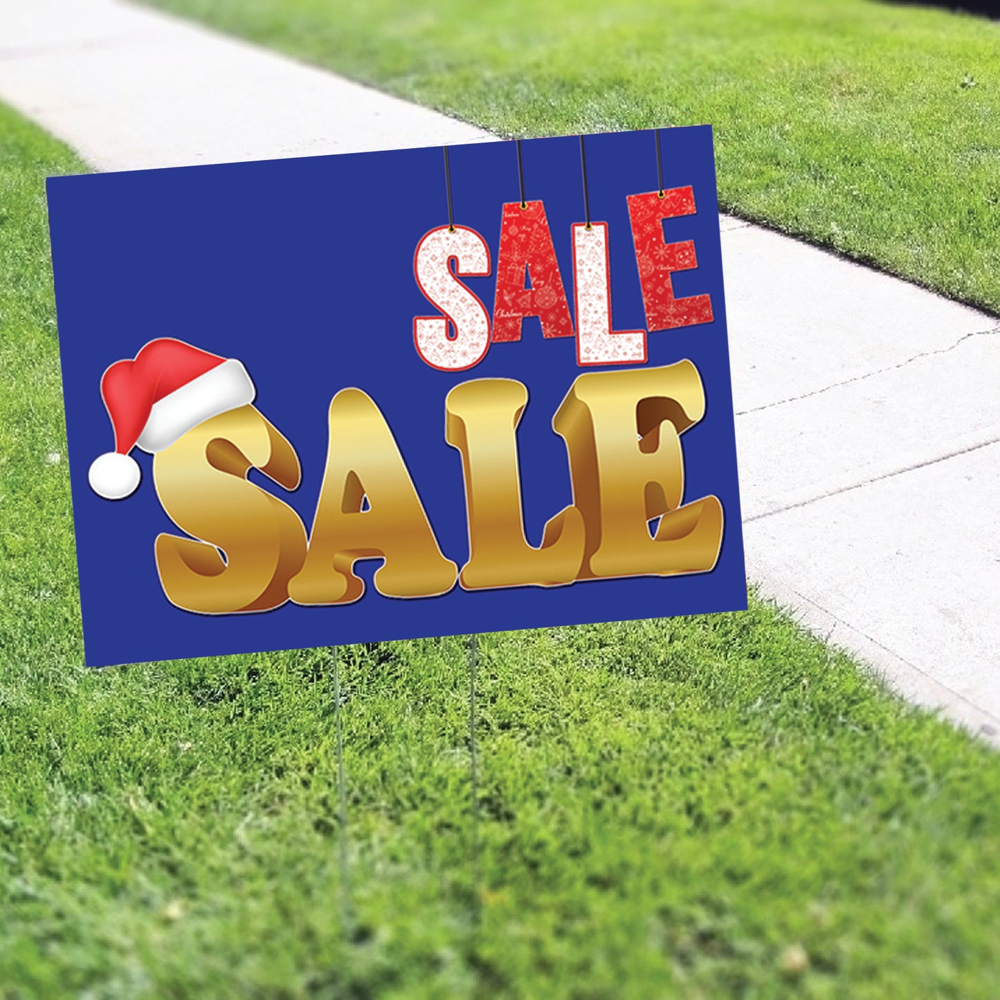 Christmas Sale Sale Coroplast Printed Yard Sign