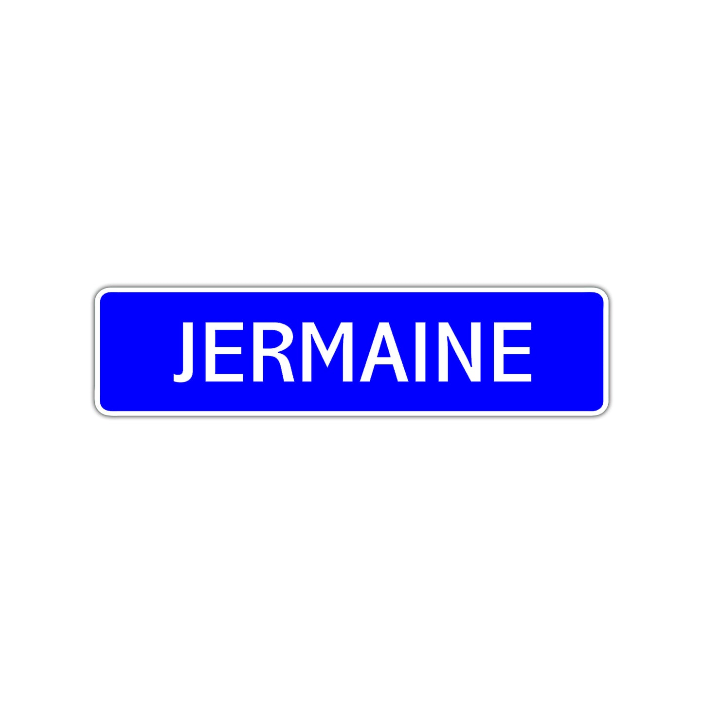 Jermaine Street Sign Children Name Room Plate
