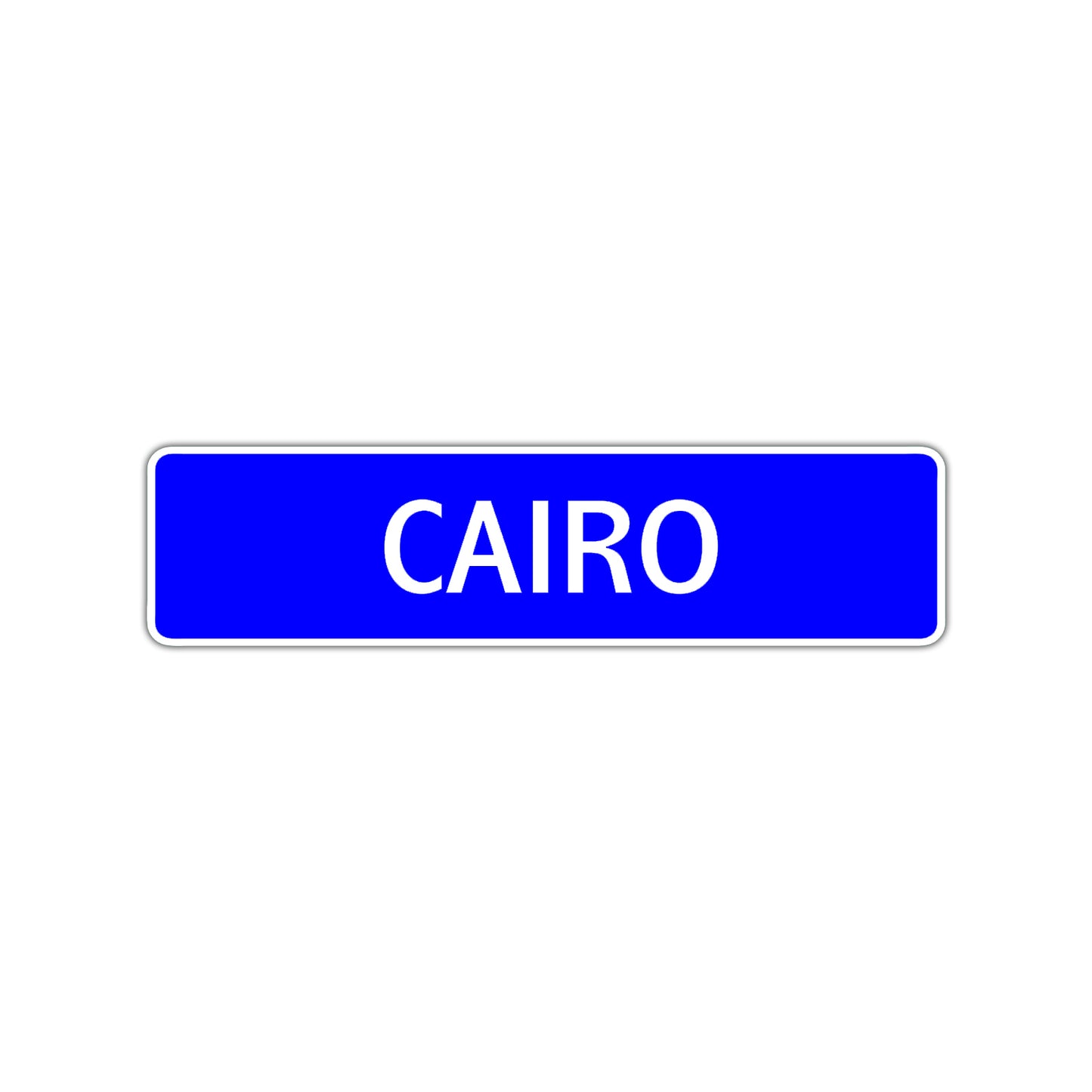 Cairo Street Sign Children Name Room Plate