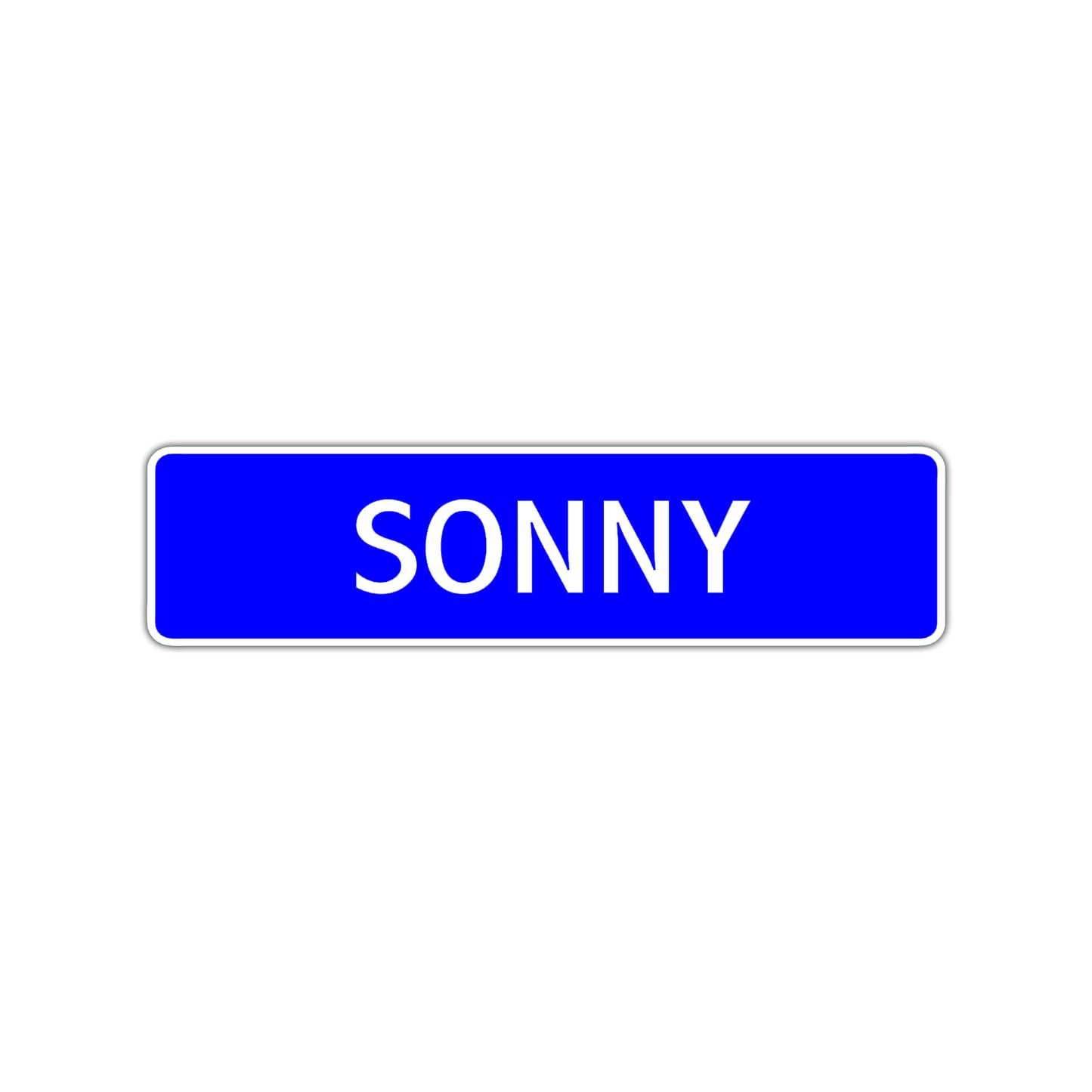 Sonny Street Sign Children Name Room Plate
