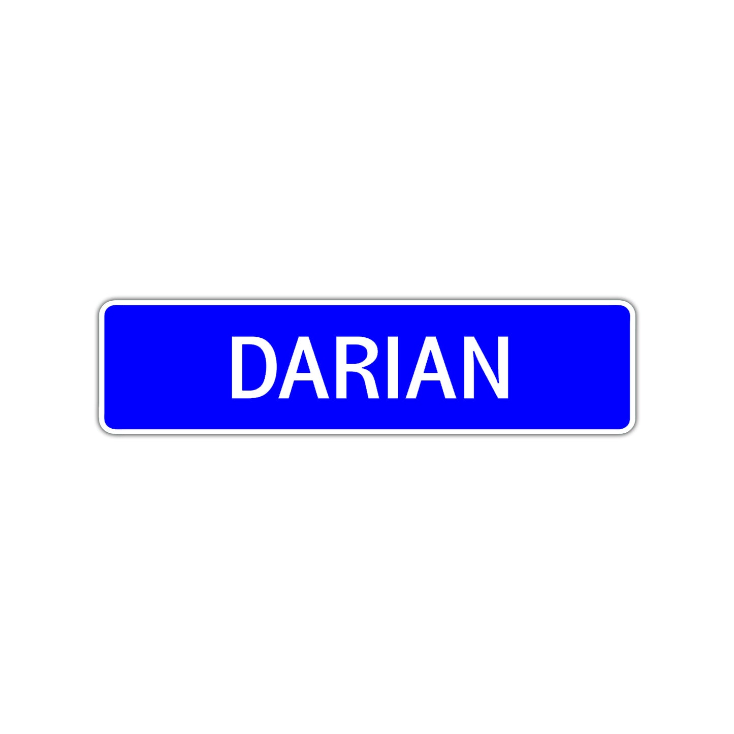 Darian Street Sign Children Name Room Plate