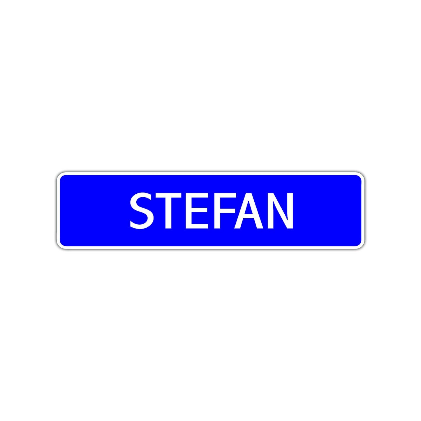 Stefan Street Sign Children Name Room Plate
