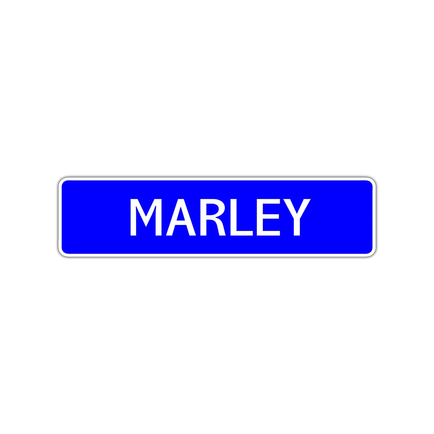 Marley Street Sign Children Name Room Plate