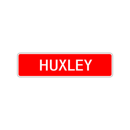 Huxley Street Sign Children Name Room Plate
