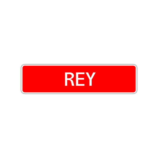 Rey Street Sign Children Name Room Plate