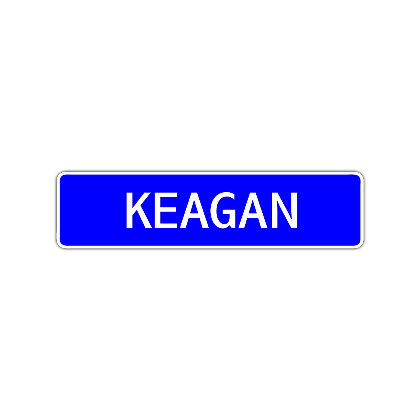 Keagan Street Sign Children Name Room Plate