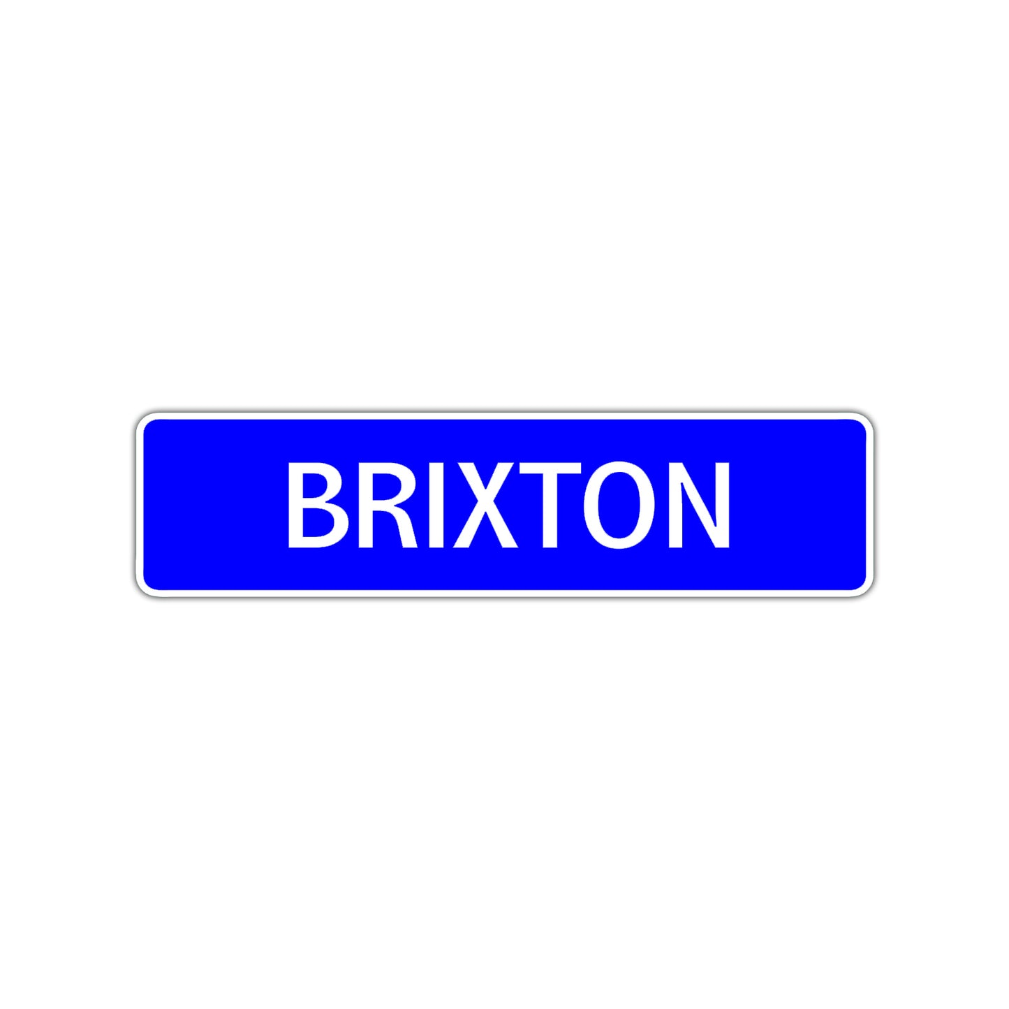 Brixton Street Sign Children Name Room Plate