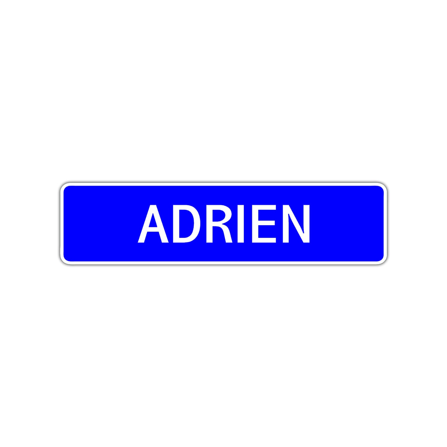 Adrien Street Sign Children Name Room Plate