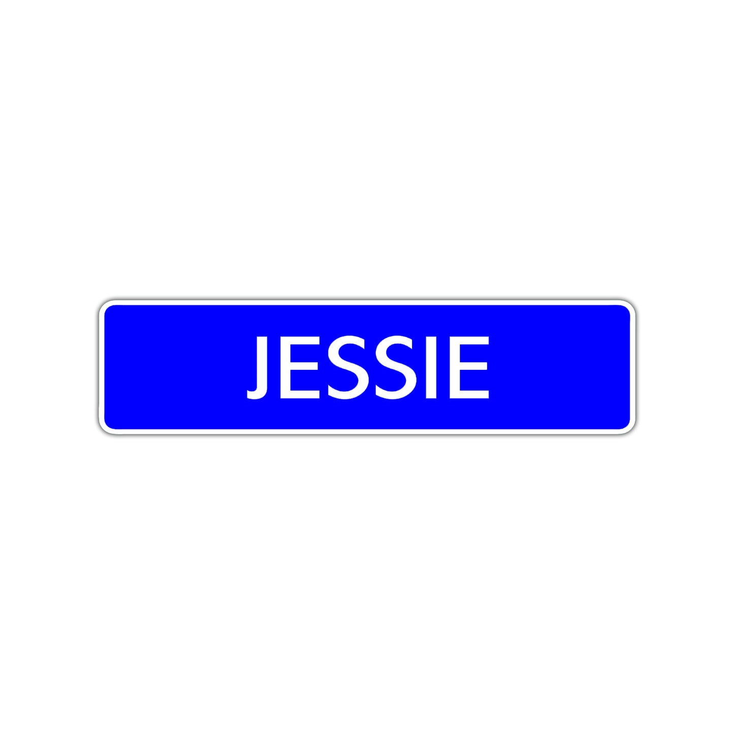 Jessie Street Sign Children Name Room Plate