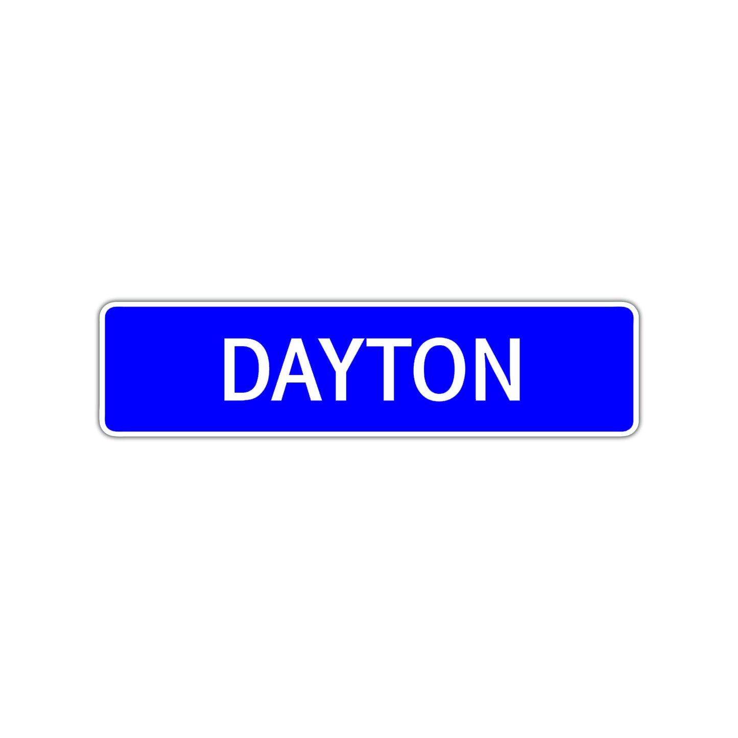 Dayton Street Sign Children Name Room Plate