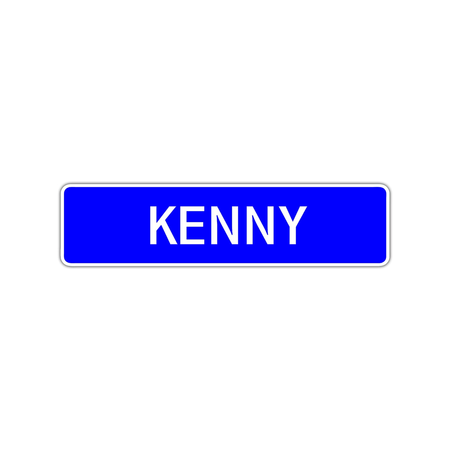 Kenny Street Sign Children Name Room Plate