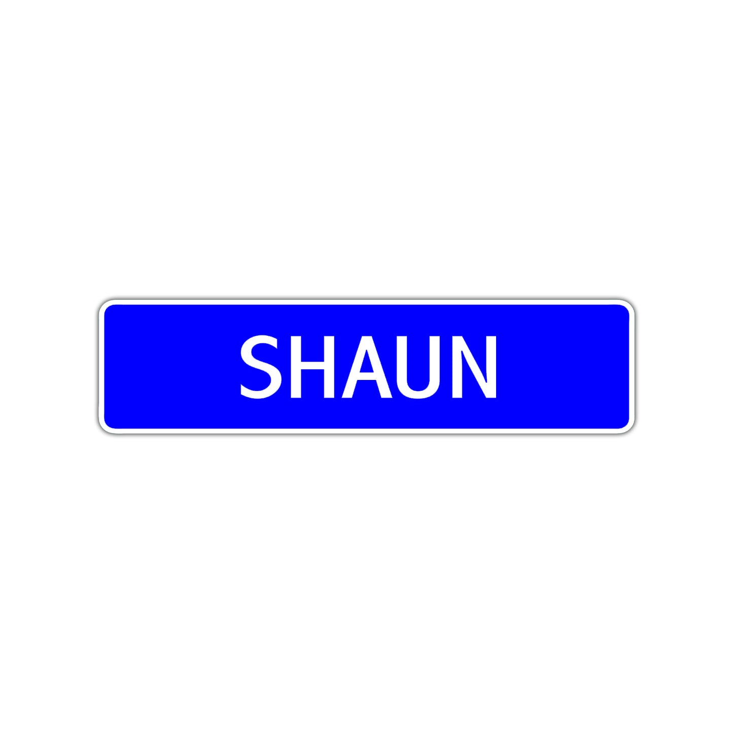 Shaun Street Sign Children Name Room Plate